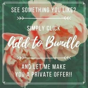 Simply Click ADD TO BUNDLE for a private offer